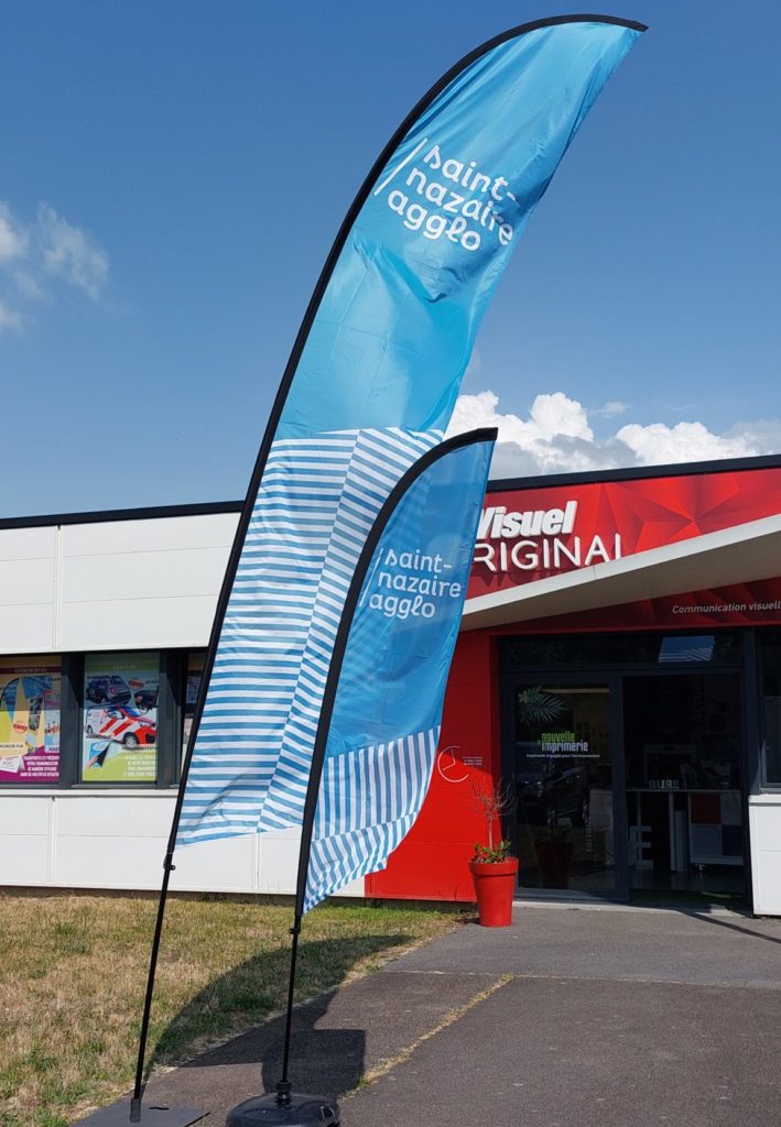 Beach flag saint nazaire agglo