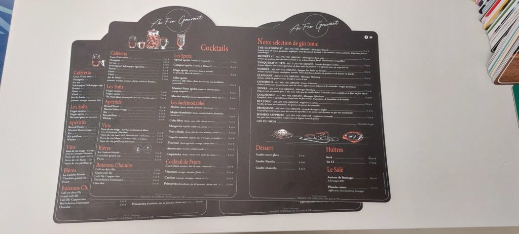 AU FIN GOURMET- menu par Visuel Original