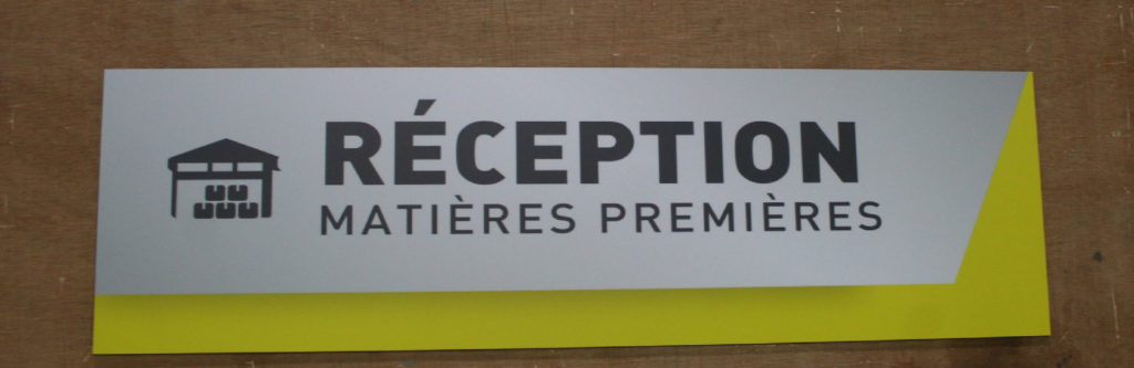 panneaux - Signalisation matière première