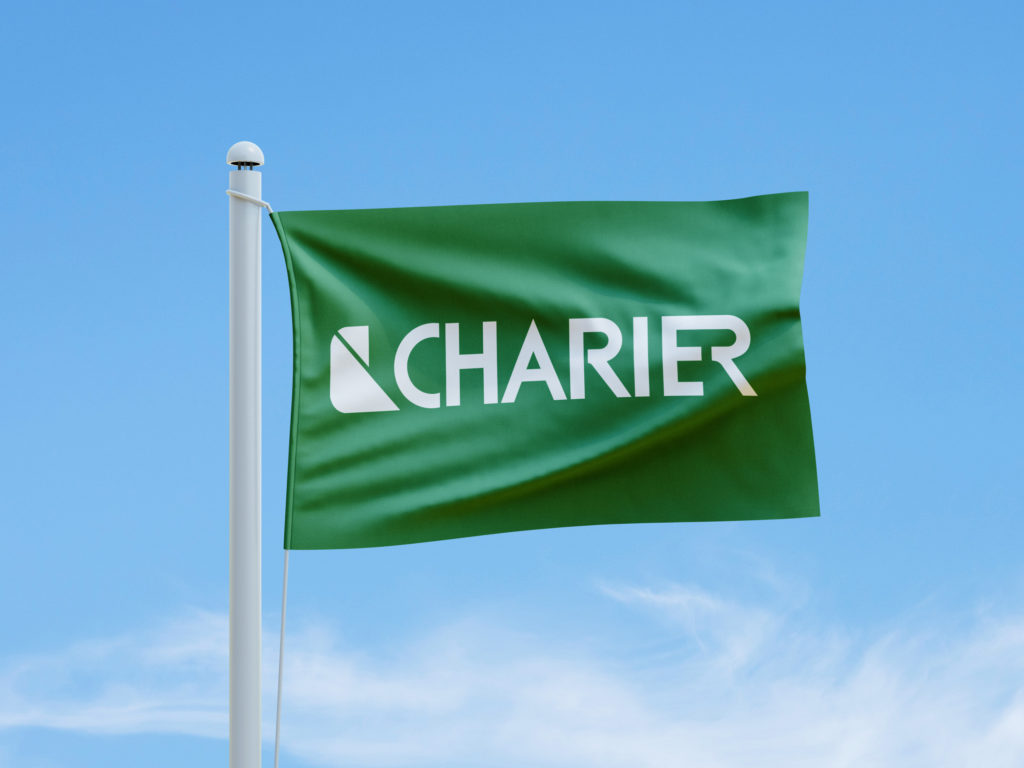 Drapeaux - Charier imprimé par Visuel original